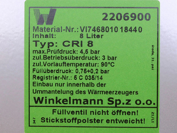 Компенсаційний бак 8 л Viessmann Vitodens 100-W, 050-W (2.71) 7837231 фото