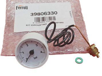 Манометр Ferroli Domicompact Domina Ferella 39806330 (різьбове підключення, тиск опалення) (29.19) 39806330 фото