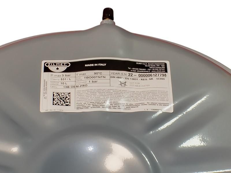 Розширювальний бак газових котлів на 10 л G3/4 (2.88) 13B6001000/13B6001018 фото