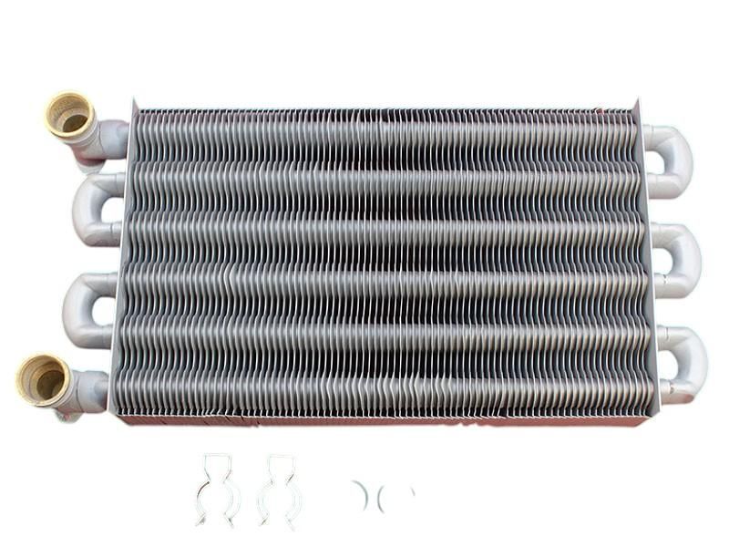Теплообмінник первинний Hermann Thesi / Tiberis / Italtherm 28-30 кВт (H015004840) (46.68) H015004840 фото