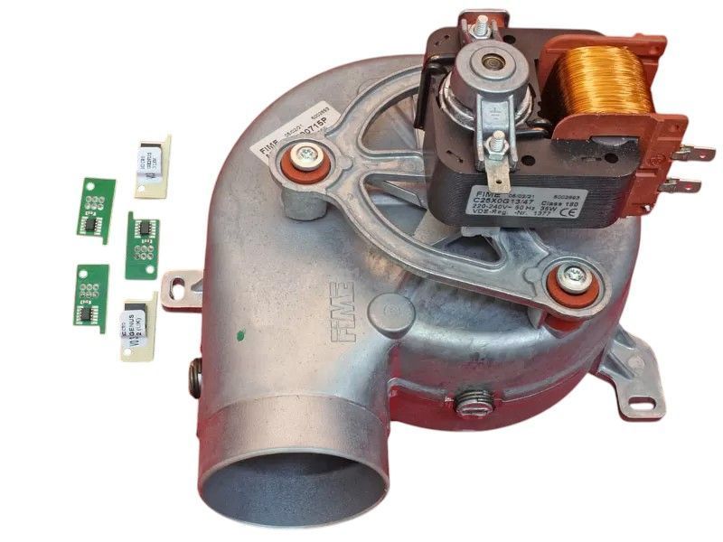 Вентилятор Ariston Microgenus Plus 24 28 кВт 65100691 з датчиком Холла (3.11) 65100691-01 фото